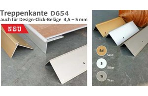 Treppenkante für Click-Vinylbeläge bis 5,0mm
